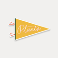 STICKER - PLANTS PENNANT BY JUST FOLLOW YOUR ART