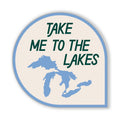 STICKER - THE LAKES BY JUST FOLLOW YOUR ART