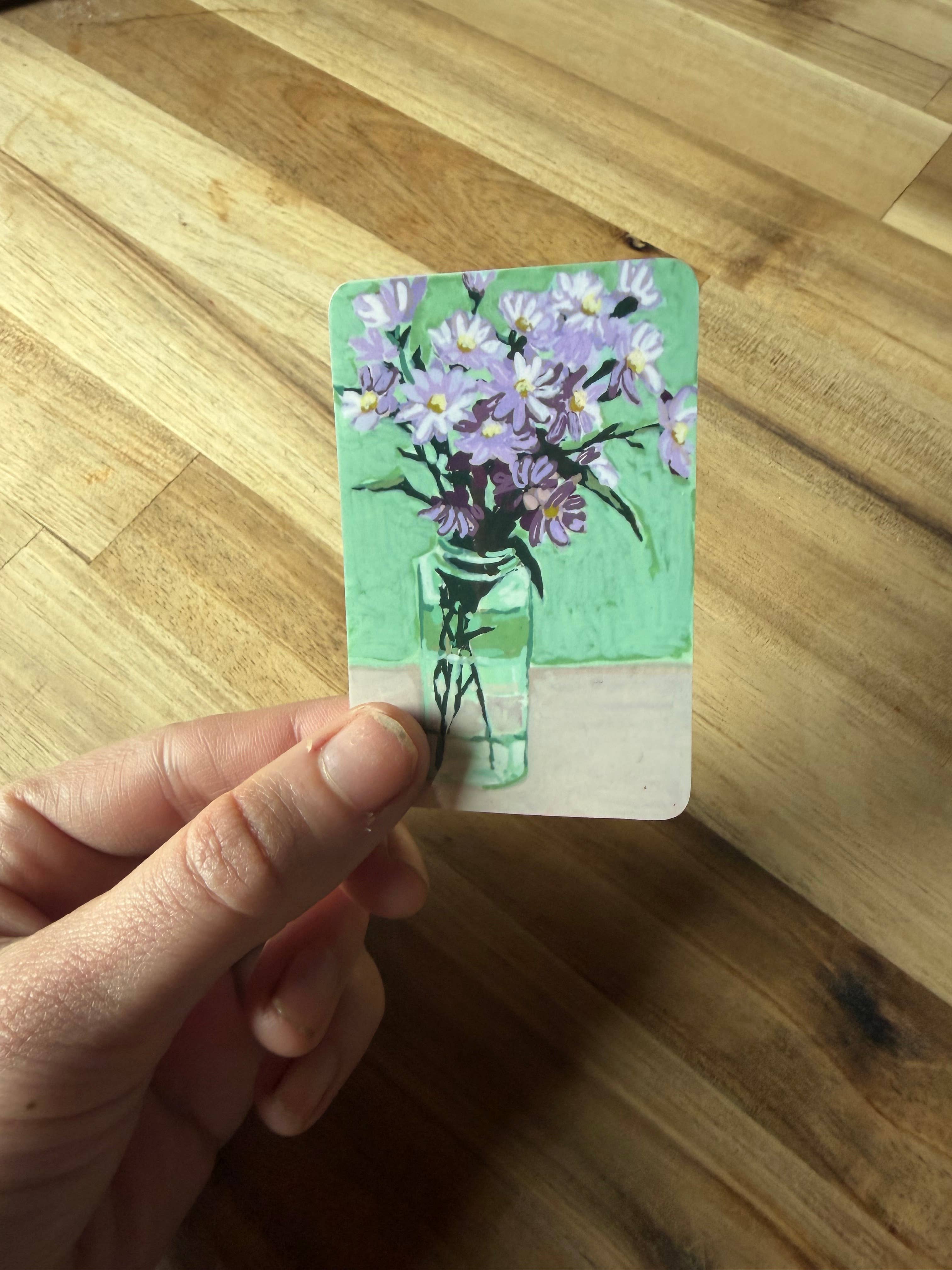 STICKER - PURPLE FLORAL BY CHELSEA EBY