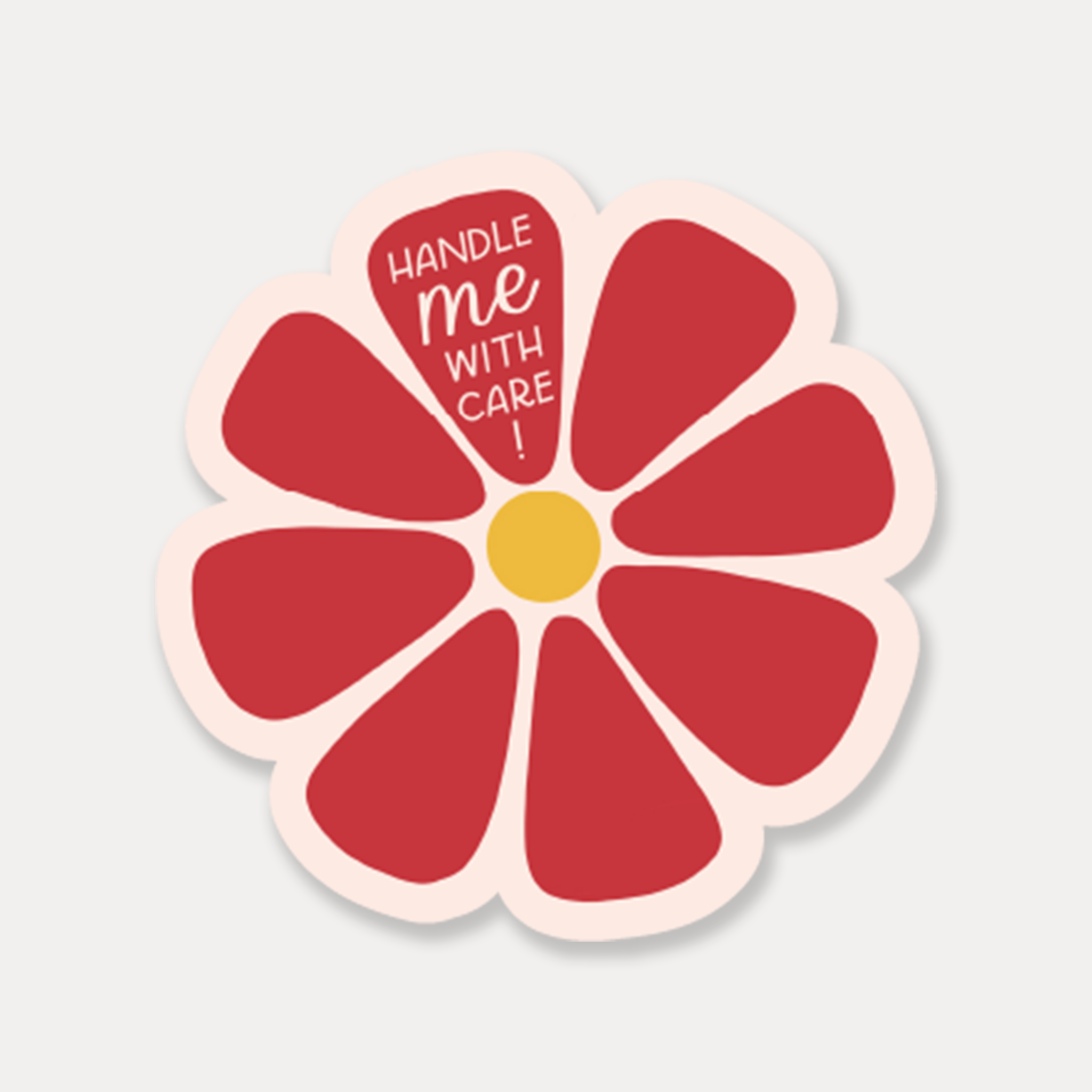 STICKER - HANDLE ME WITH CARE BY JUST FOLLOW YOUR ART