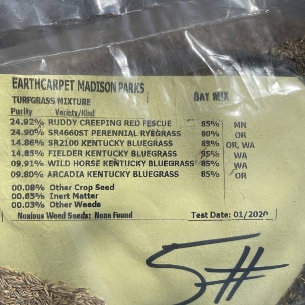 Bag of Bay Turfgrass grass seed mix